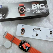 T900 Ultra smart watch with magnetic wireless charger and packaging