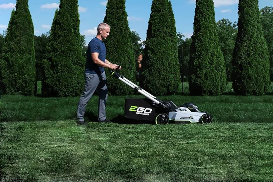 shop electric lawn mowers